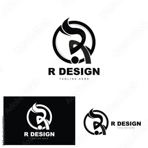 R Letter Logo, Alphabet Vector, Initial R Product Brand Logotype Design