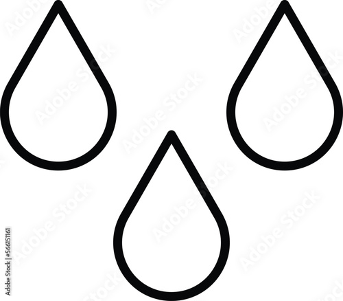 Water drops Vector Icon
