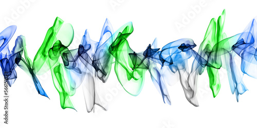 Green and blue abstract background