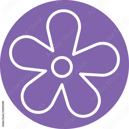 Flower Vector Icon
