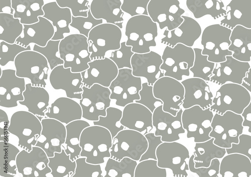 頭蓋骨　髑髏　骸骨
