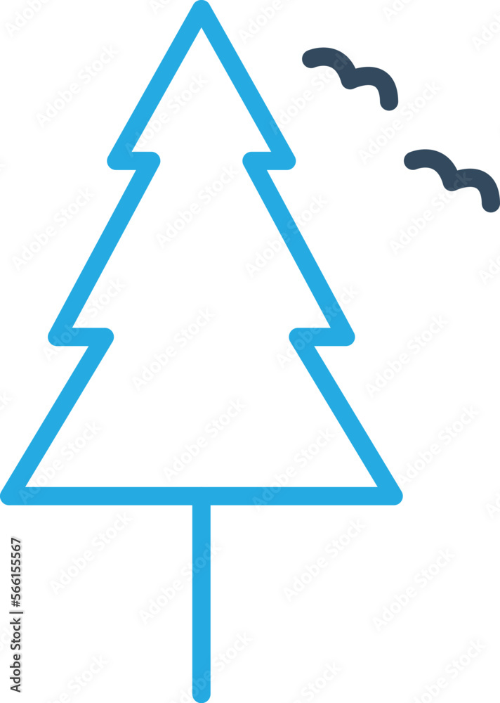 Tree with birds Vector Icon
Tree with birds Vector Icon