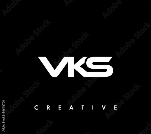 VKS Letter Initial Logo Design Template Vector Illustration