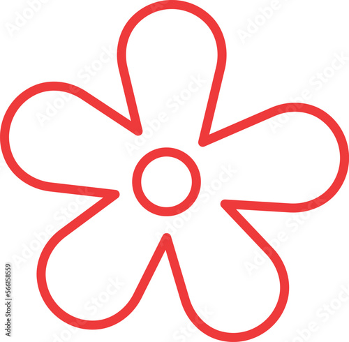Flower Vector Icon
