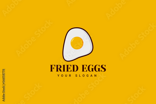 Fresh Egg Logo Template Designs, Yummy Egg Logo Vector Illustration