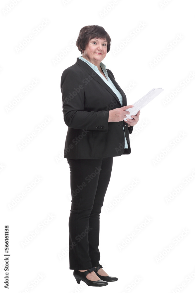 Executive business woman with a digital tablet. Executive business woman with a digital tablet.