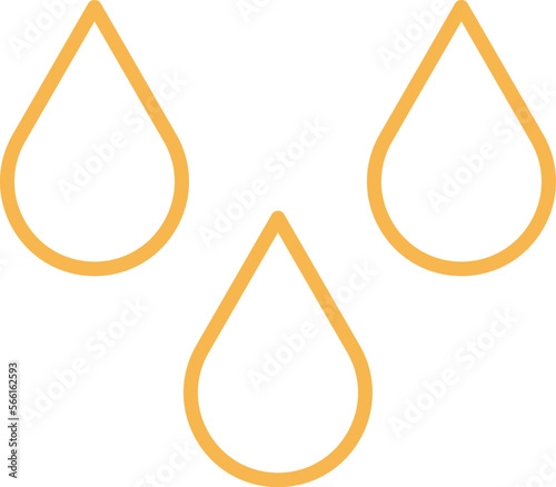 Water drops Vector Icon
