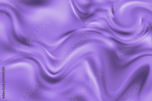 Wavy fluid background with liquid texture. Purple abstract smooth silk. Vector gradient wallpaper.