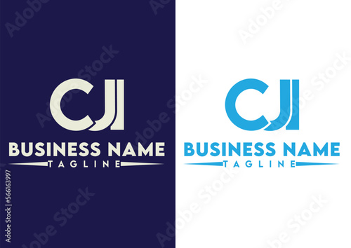 Letter CJI logo design vector template, CJI logo photo