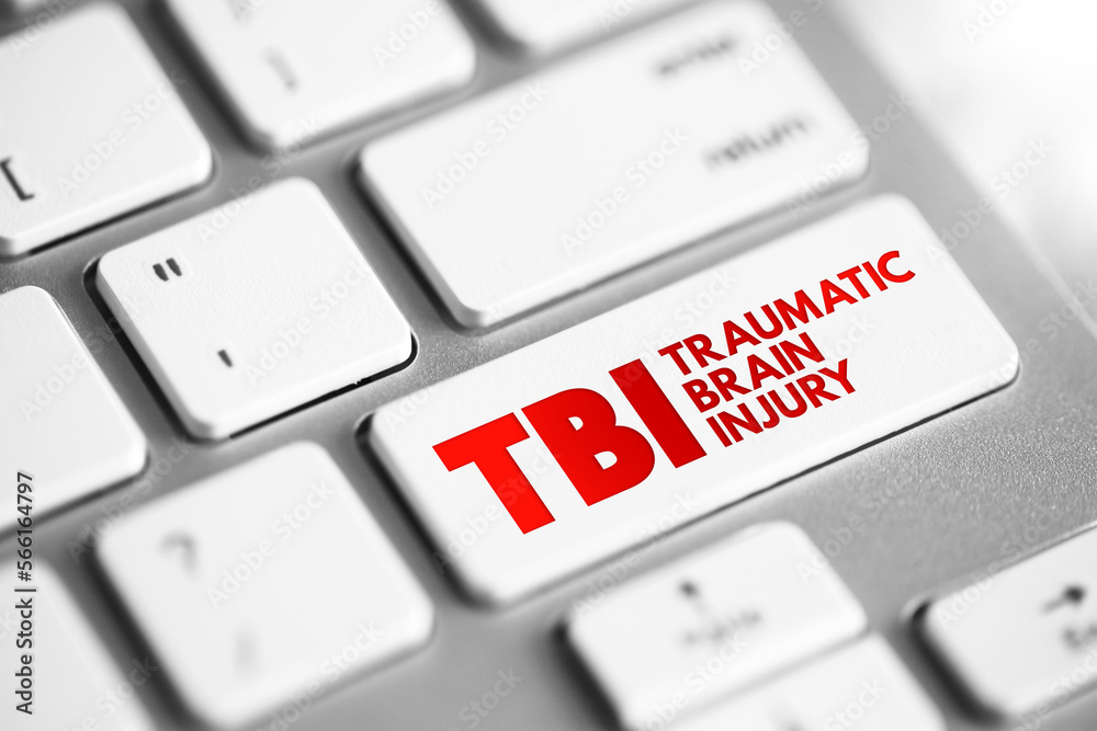 TBI Traumatic Brain Injury - intracranial injury to the brain caused by