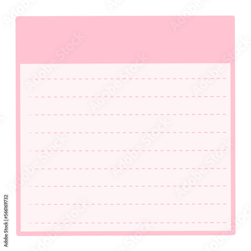 Pink planner template set. 