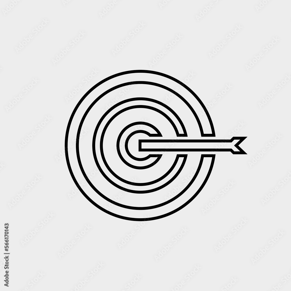 dart game vector solid art icon isolated on white background.  filled symbol in a simple flat trendy modern style for your website design, logo, and mobile app