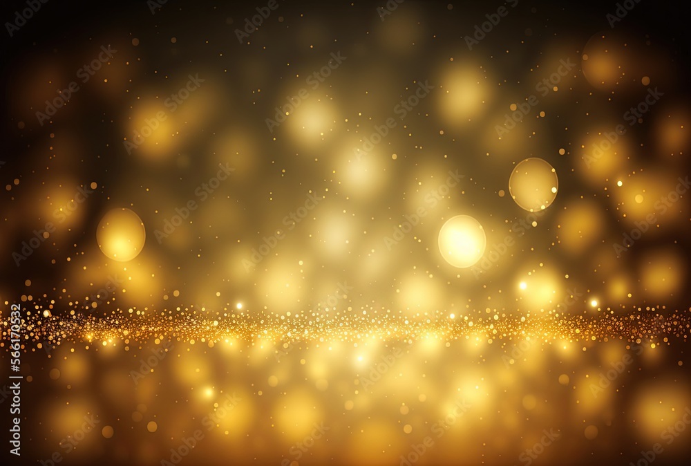 abstract gold background with blur bokeh light, glitter glow magical moment luxury atmosphere, Generative Ai abstract gold background with blur bokeh light, glitter glow magical moment luxury atmosphere, Generative Ai