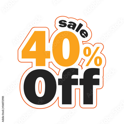 Sale discount logo design