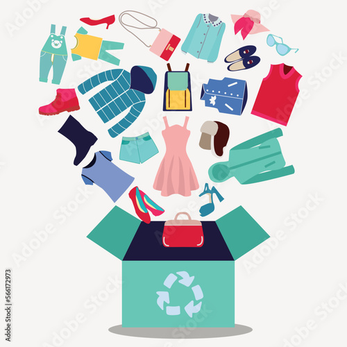 The box with arrows recycle symbol