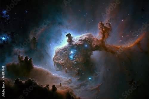 nebula in deep space