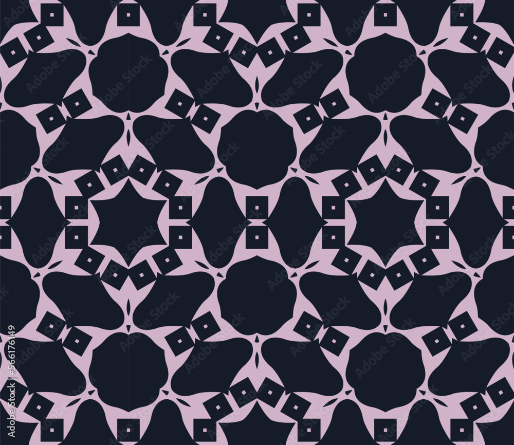 Fototapeta premium Abstract tileable geometric pattern. A seamless background, vintage texture. 