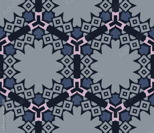 Wallpaper Mural Abstract tileable geometric pattern. A seamless background, vintage texture.	 Torontodigital.ca