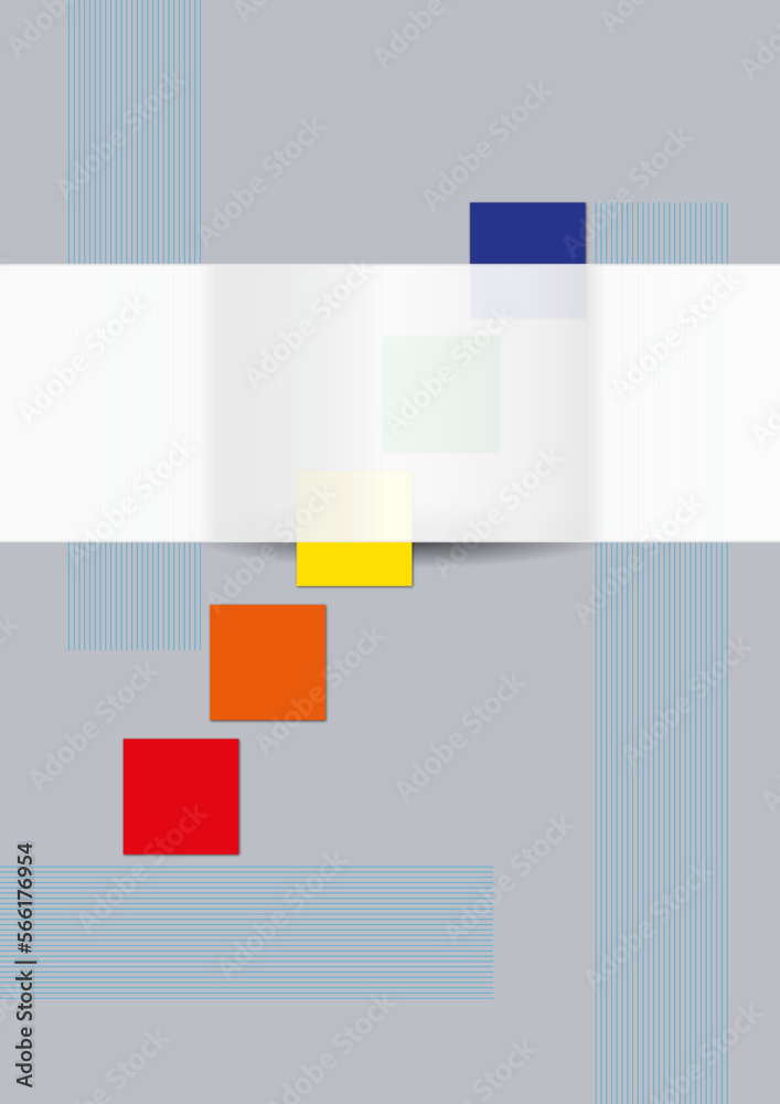 Fototapeta premium Vorlage Streifen Stufen bunt