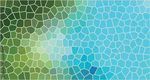 abstract brush stroke blended turquoise military green beige grunge effect gradient mosaic background digital illustration A	