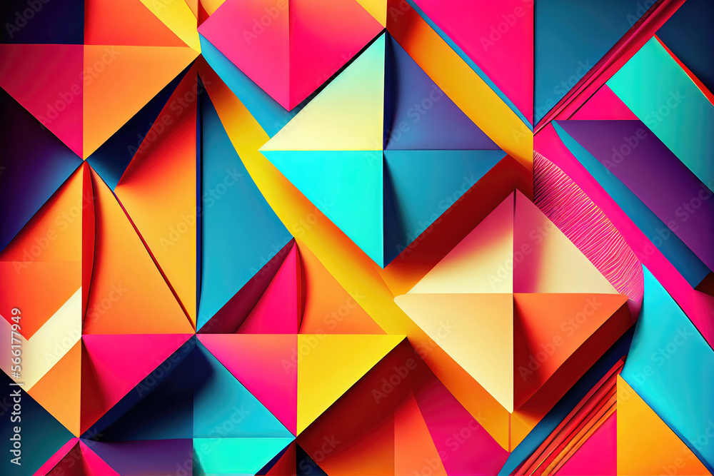 Premium Photo  Abstract colored paper background. geometric