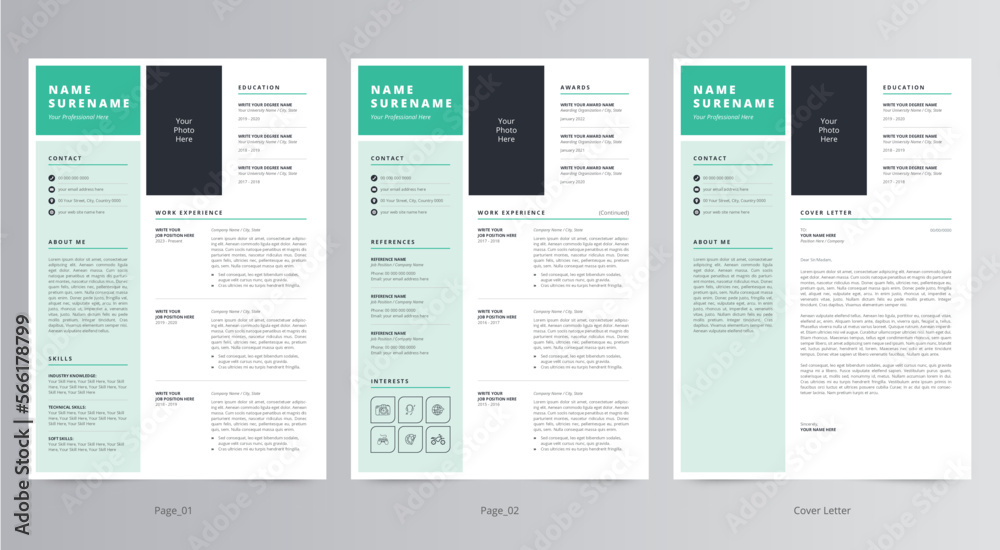 Resume Template, Professional Modern Resume Template, CV Template Resume Template, Professional Modern Resume Template, CV Template