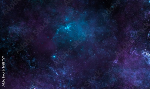 Fototapeta Naklejka Na Ścianę i Meble -  Space background with realistic nebula and shining stars. Pink and blue galaxy space background. Realistic starry night. Magic color galaxy. Infinite universe and starry night.