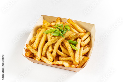 french fries in the box