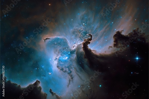 Nebula in the universe made with generative ai © alesta