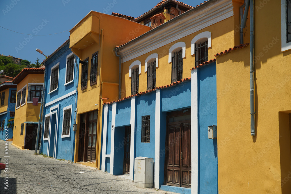 Buildings in Buldan Town, Denizli, Turkiye