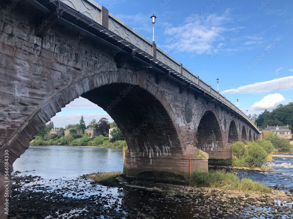 Fototapeta premium old bridge over the river