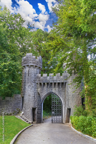 Gate in park, Ireland