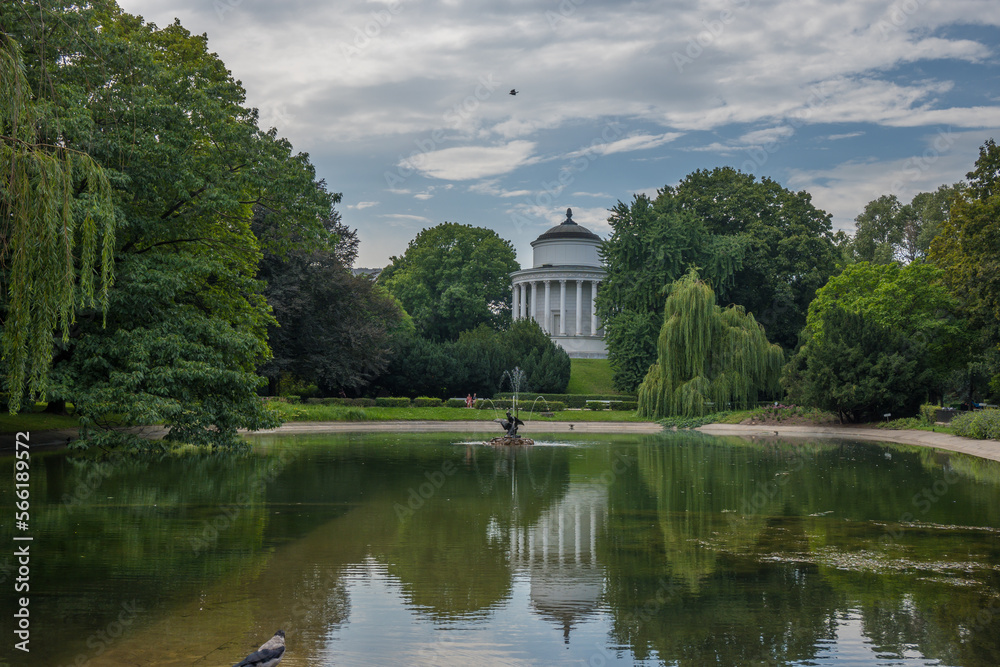 Fototapeta premium Perfect polish architecture on a sunny day. Summer season in Poland 