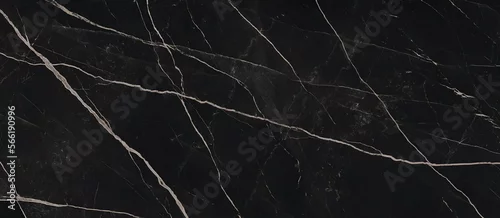 Panel kuchenny z motywem Natural black marble texture for skin tile wallpaper luxurious background, for design art work. Stone ceramic art wall interiors backdrop design. Marble with high resolutio
