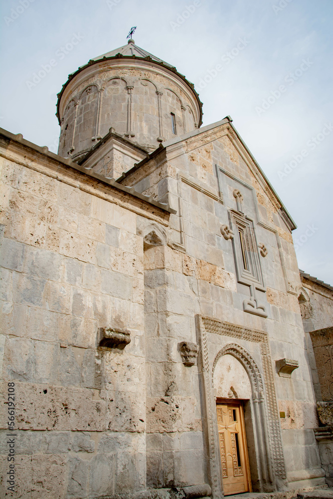 Christian church. Old monastery complex. Apostolic historian church