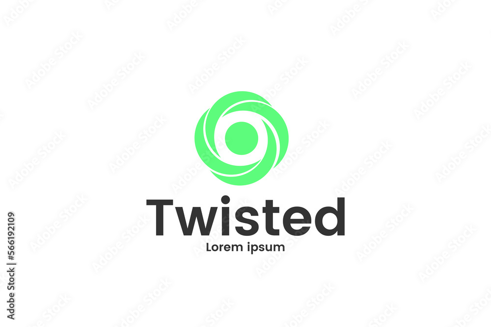 simple vector leaf logo template simple vector leaf logo template