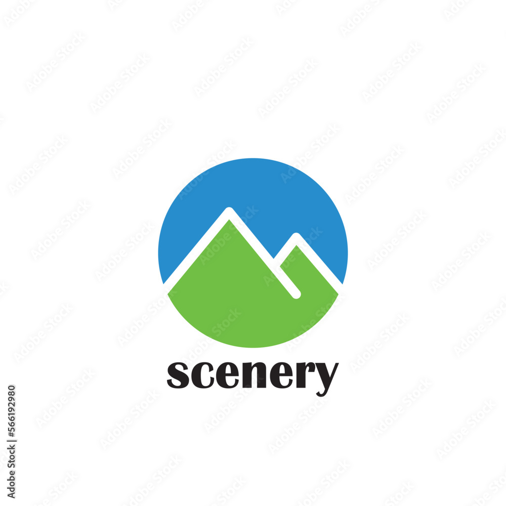 Nature and mountains illustration design. Nature and mountains illustration design.
