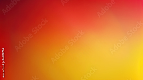 Fotografiet Orange and Red Color Gradient Background, texture effect, design
