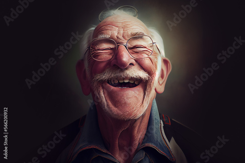 portrait of a happy retired senior man © 23_stockphotography