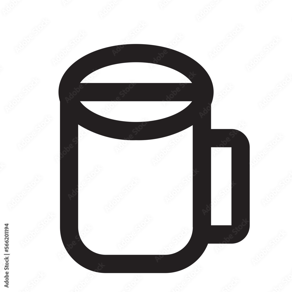 Cup Outline Icon Cup Outline Icon