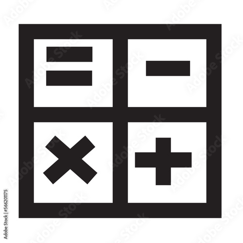 Calculate Icon Outline Icon