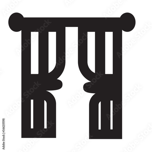 Curtain Outline Icon