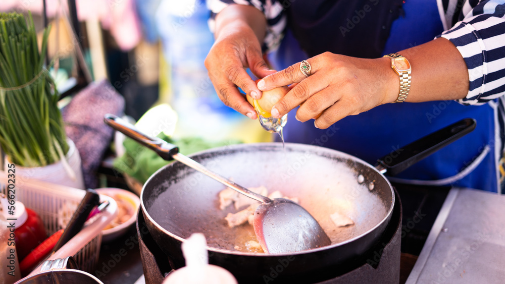 Obraz premium street food thailand
