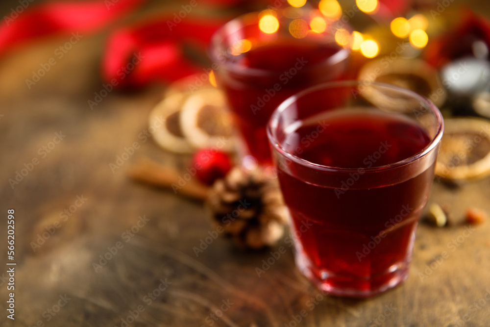 Homemade mulled wine served for two Homemade mulled wine served for two