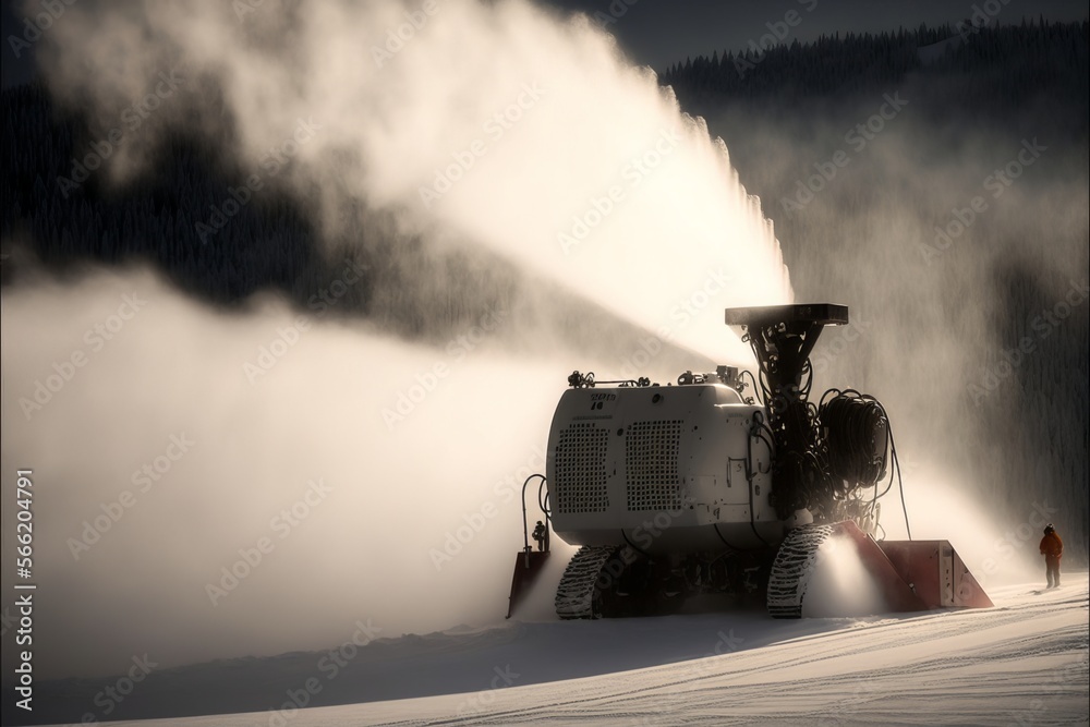 Bringing the Snow: A Look at Snowmaking Machines in the Mountains