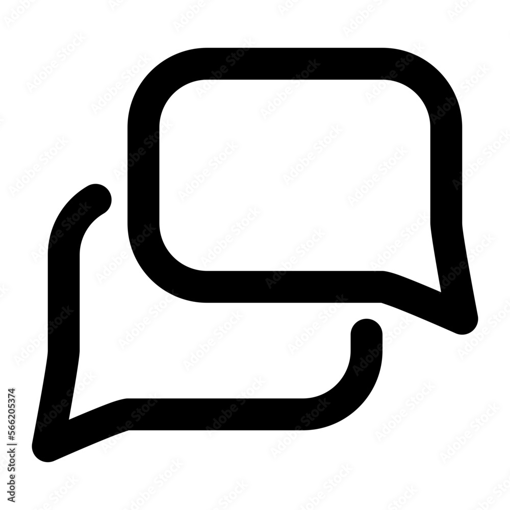 chat bubble line icon chat bubble line icon