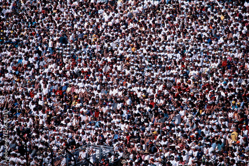 NASCAR racing fans watch the action in Phoenix Arizona