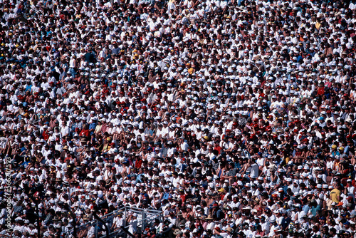 NASCAR racing fans watch the action in Phoenix Arizona photo