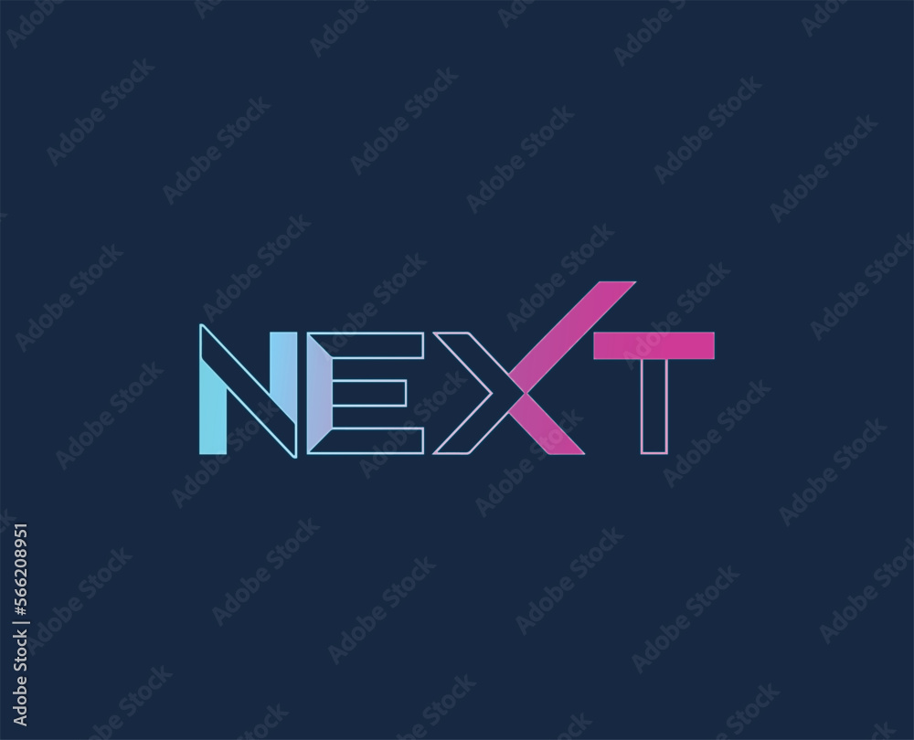 Next calligraphy logo vector templates Next calligraphy logo vector templates