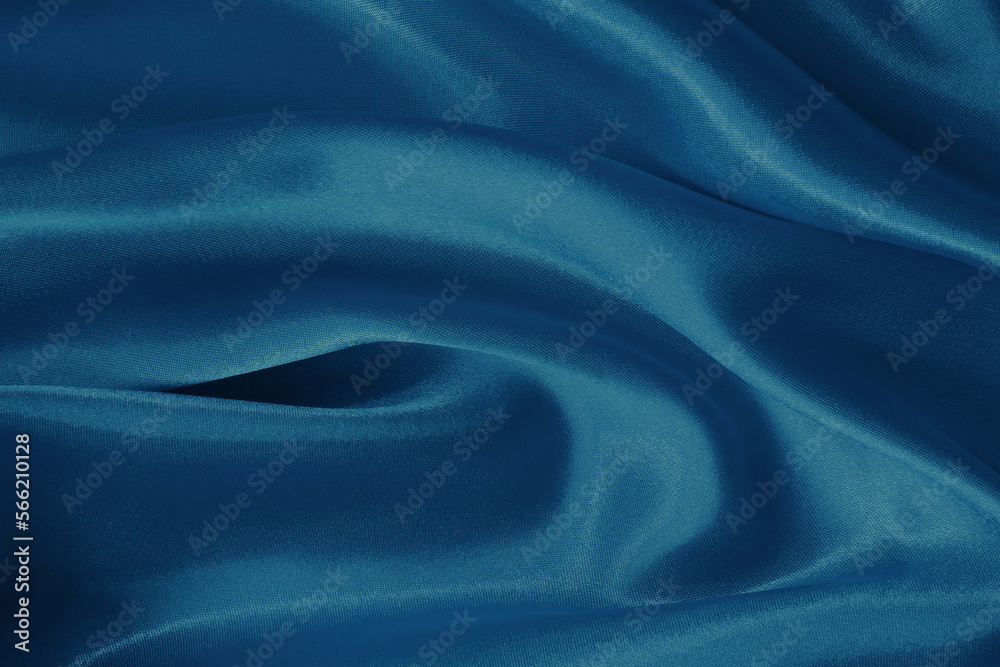 Dark blue fabric cloth texture for background and design art work, beautiful crumpled pattern of silk or linen. Dark blue fabric cloth texture for background and design art work, beautiful crumpled pattern of silk or linen.